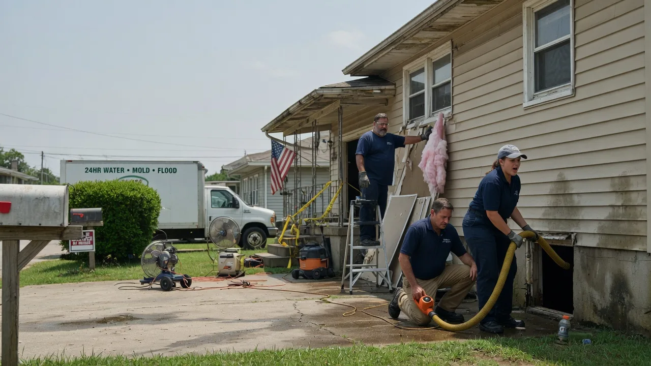 Water Damage Repair in Sumrall, MS near me
